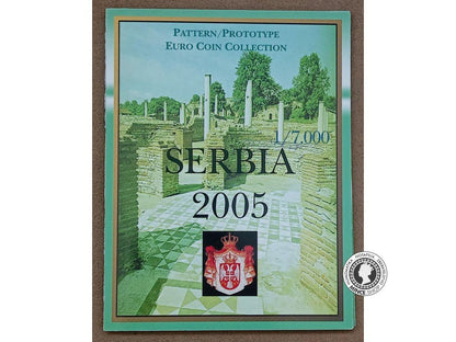2005 Srbsko €URO VZORY sada