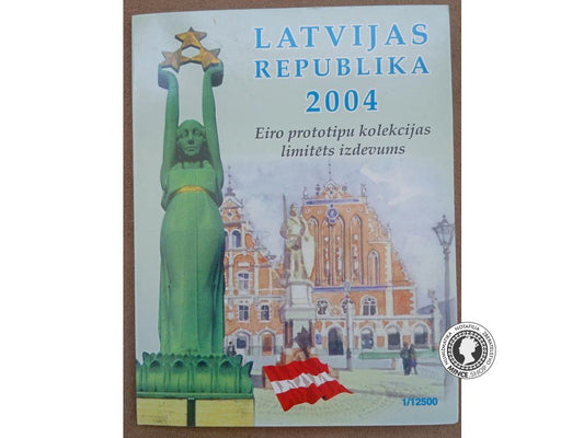 2004 Lotyšsko €URO VZORY sada