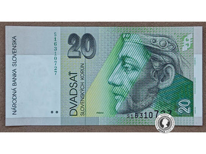20 Korún - 2001 - Slovensko - UNC