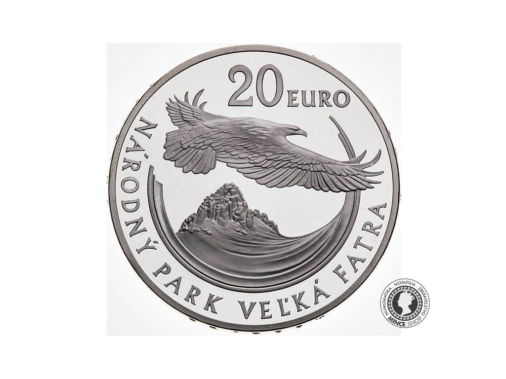 Strieborná minca Ag Proof 20€ / 2009 - Národný park Veľká Fatra