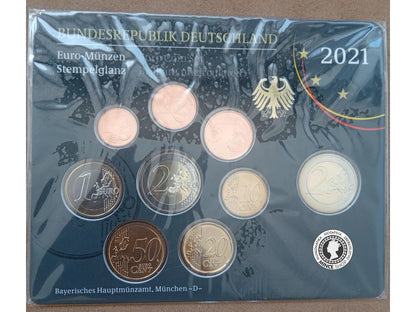 2021 Nemecko EURO-MUNZEN sada