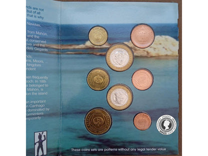 2004 Balearske Ostrovy €URO VZORY sada