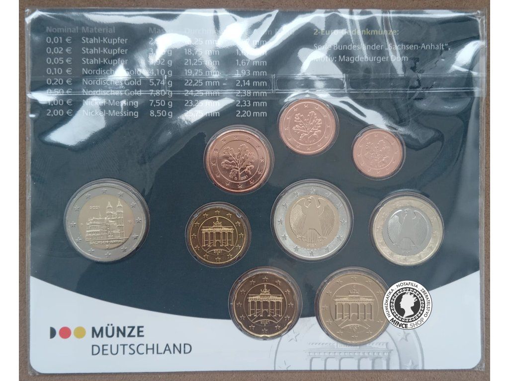 2021 Nemecko Saschen-Anhalt € sada