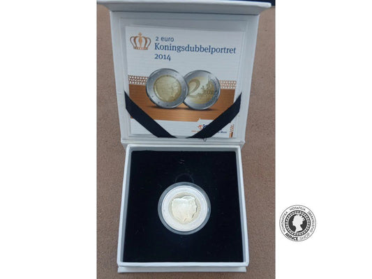 2€ minca - Holandsko 2014 - Konigsdubbelportret - PROOF