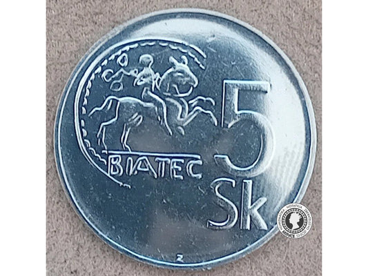 5 koruna - Slovensko - 2002 - UNC