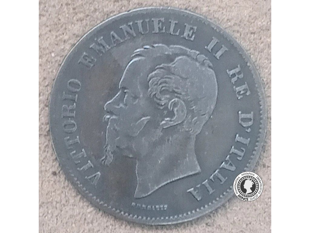5 centisimi - Taliansko - 1861 M
