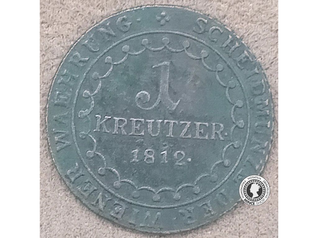 1 grajciar - Rakúsko - Rakúska Ríša - 1812 B