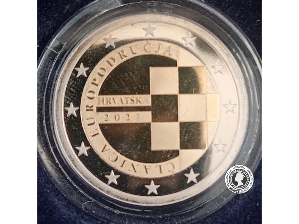 2 euro 2023 Chorvátsko PROOF - vstup do eurozóny