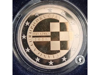 2 euro 2023 Chorvátsko PROOF - vstup do eurozóny