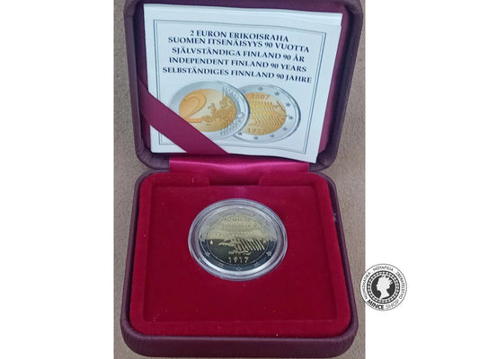 2 euro 2017 Fínsko PROOF - 90.rokov nezávislosti