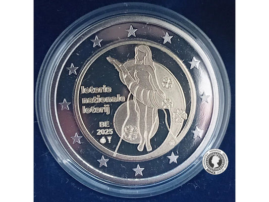 2 euro 2025 Belgicko PROOF - Nationale Loterij