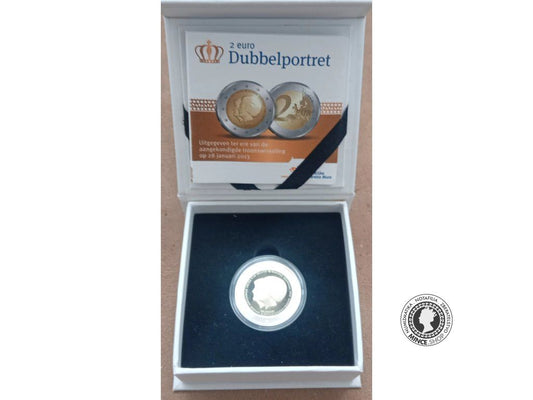2 euro 2013 Holandsko PROOF - Dubbelportret