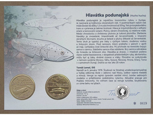Autorská karta 5€ (2025) - Hlavátka podunajská