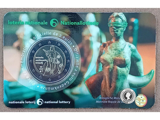 Coincard - 2 euro 2025 Belgicko - Nationale Loterij