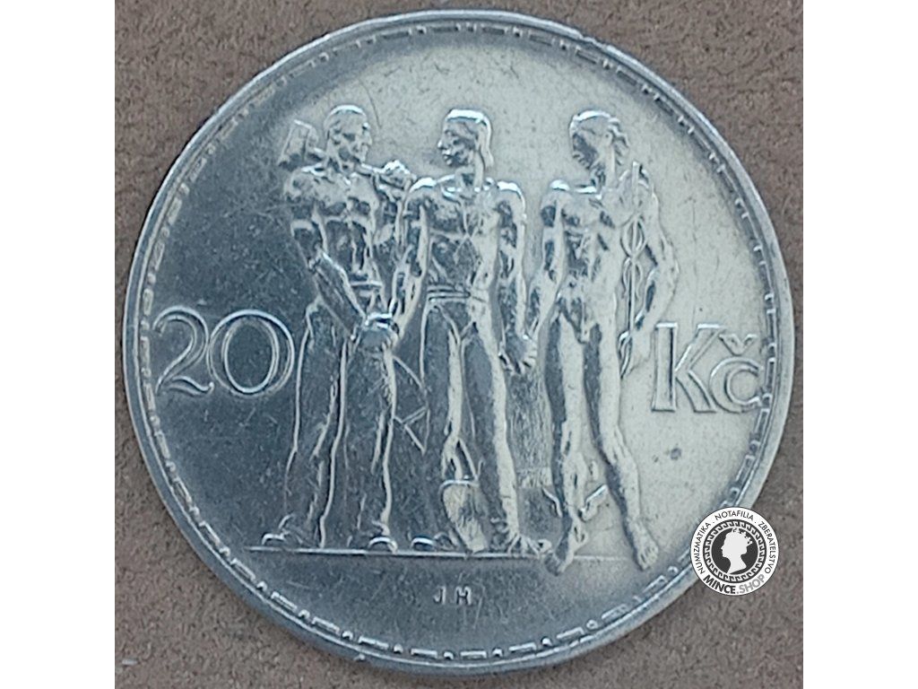 20.koruna - 1.ČSR - 1933