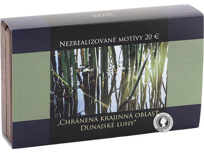 Strieborná medaila - Nezrealizované motívy zberateľských mincí - 20€ Chránená krajinná oblasť Dunajské luhy