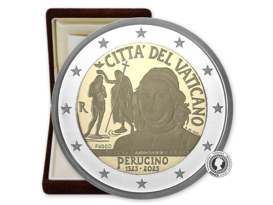 2 euro proof Vatikán 2023 - Pietro Perugino