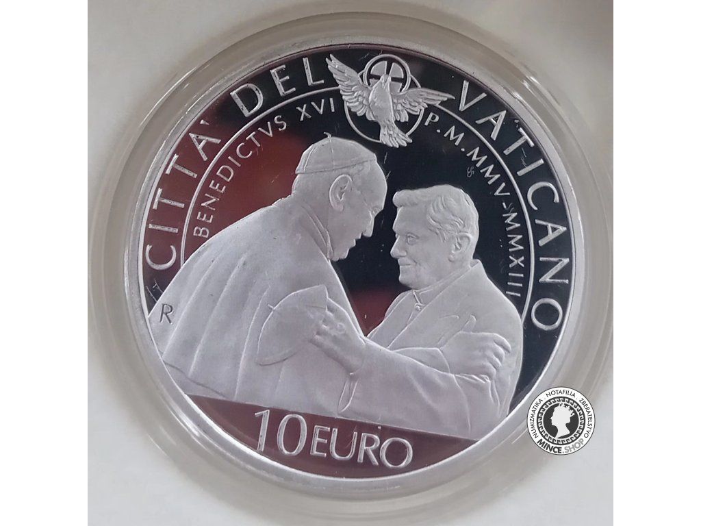 10 euro proof Vatikán 2023 - BENEDETTO XVI