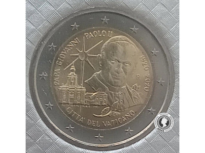 2€ Vatikán 2020 - CENTERARIO DELLA NASCITTA DI SAN GIOVANNI PAOLO II.
