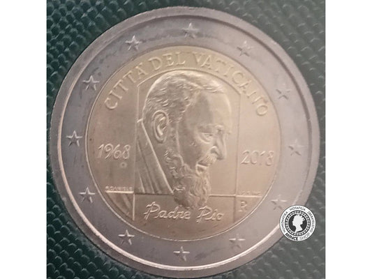 2€ Vatikán 2018 - 50 ANNIVERSARIO DELLA MORTE DI PADRE PIO