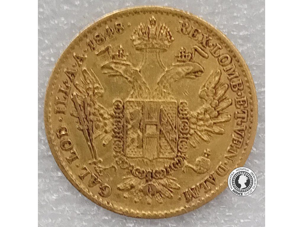 1 Dukát Ferdinand V. 1848