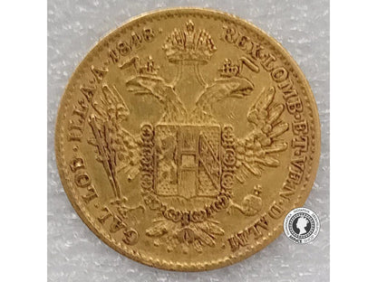 1 Dukát Ferdinand V. 1848