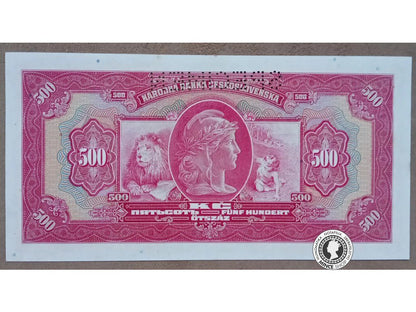 500 Korún - 1929 - 1.ČSR