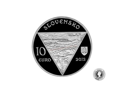 Strieborná minca Ag Proof 10€ / 2012 - Chatam Sofer - 250. výročie narodenia