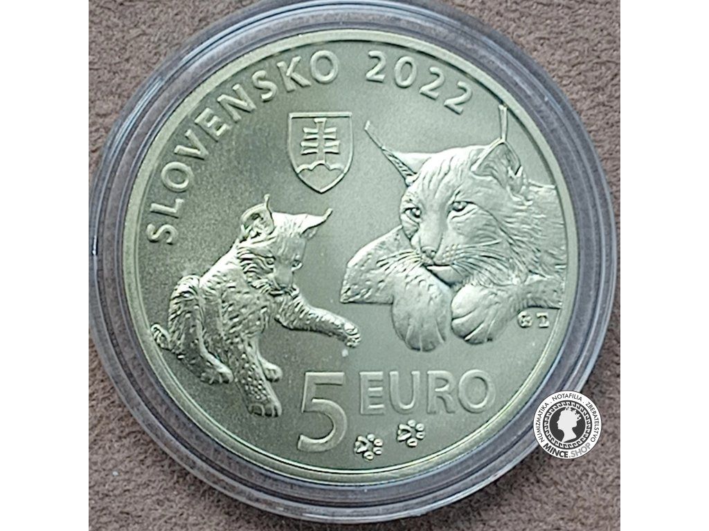 Minca 5€ (2022) Rys ostrovid