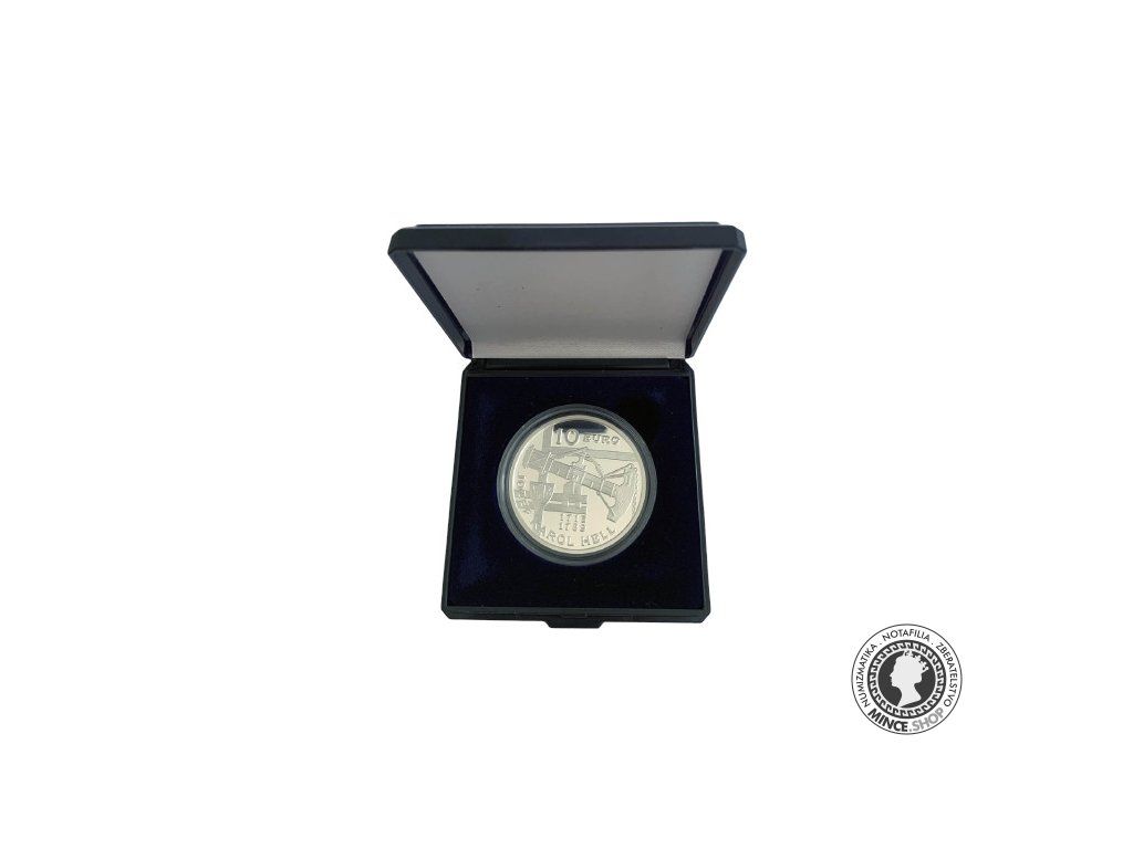 Strieborná minca Ag Proof 10€ / 2013 - Jozef Karol Hell - 300. výročie narodenia