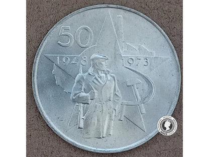 Strieborná minca 50kcs / 1973 - Unor 1948 - kvalita BK 0/0