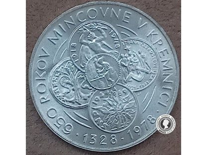 Strieborná minca 50kcs / 1978 - Kremnica - kvalita BK 0/0